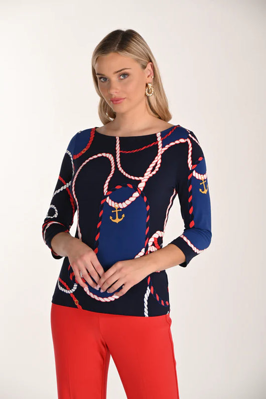 Frank Lyman Nautical Top by The Nook