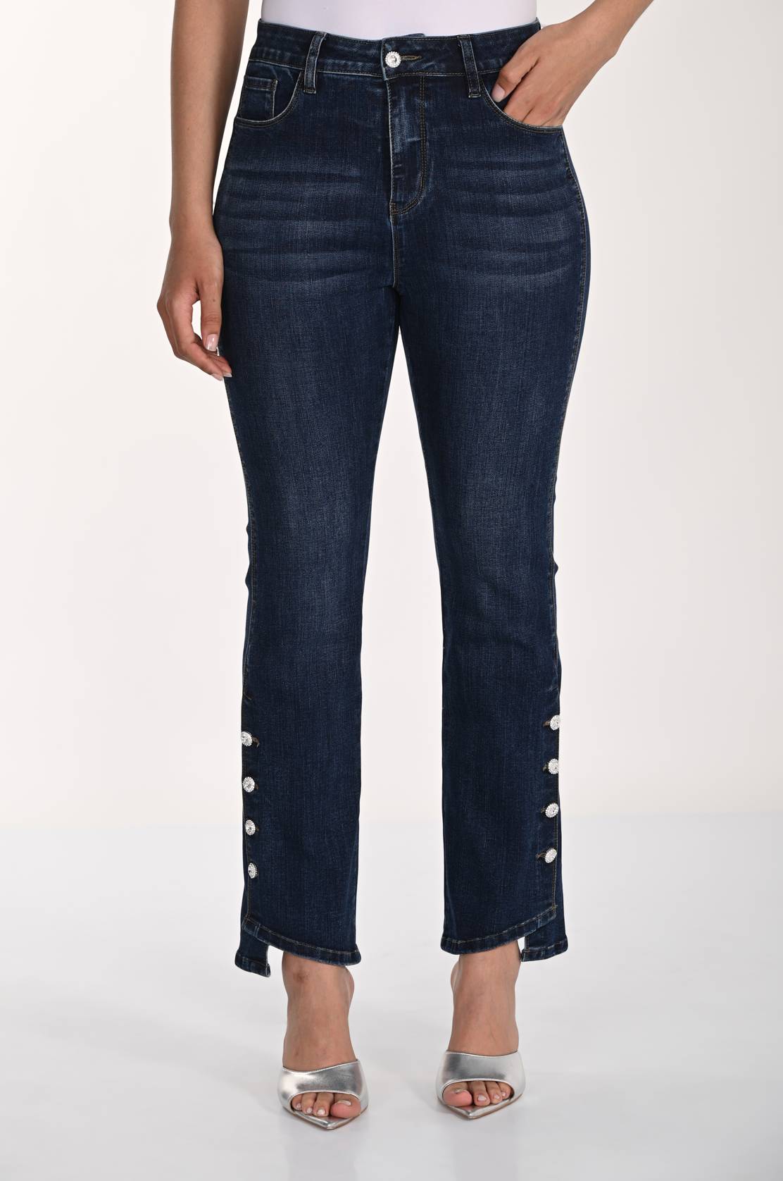 Frank Lyman Denim Dark Blue Jeans by The Nook
