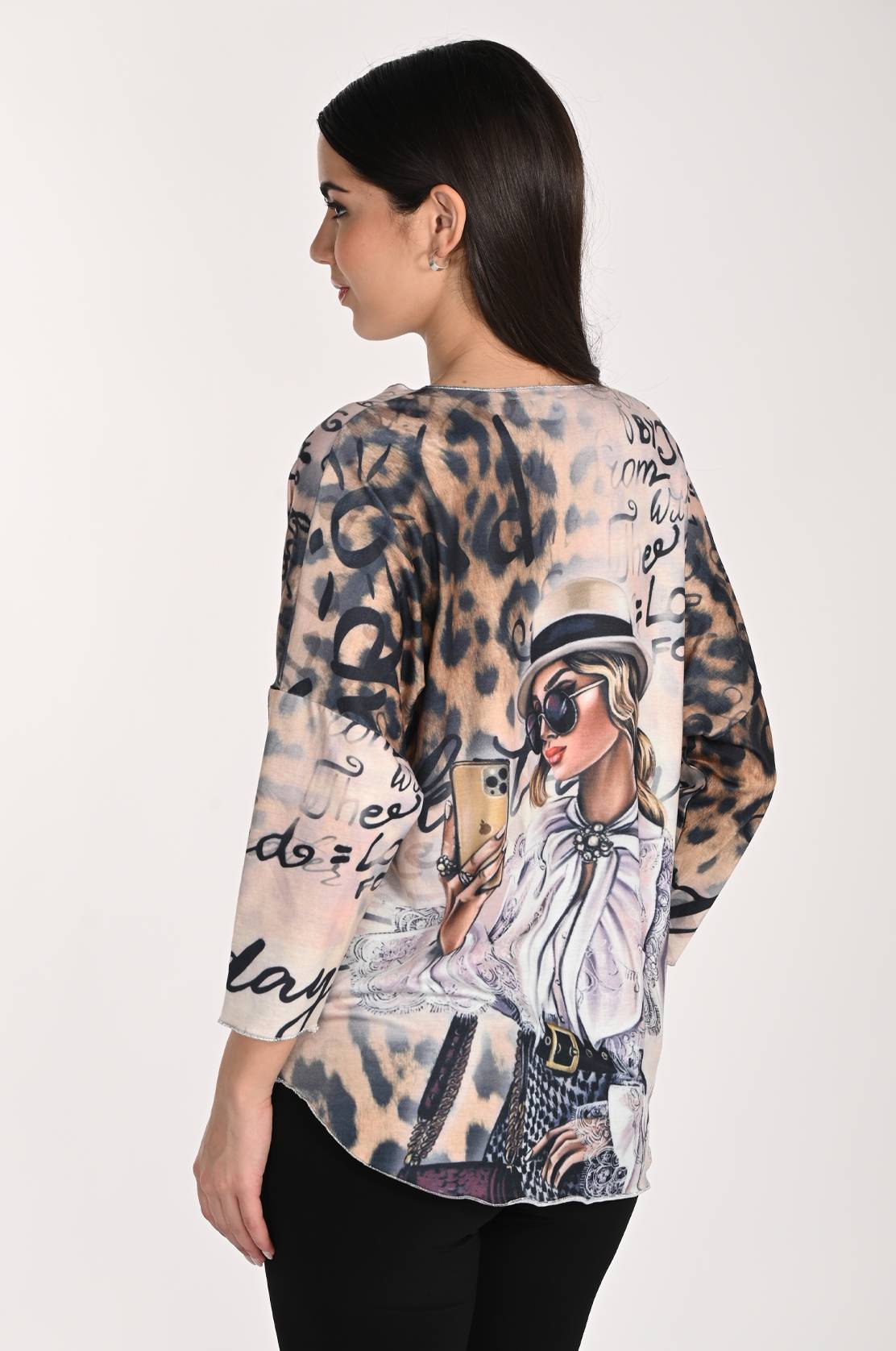 Frank Lyman Knit Top with Multi Images by The Nook