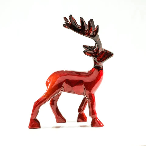 Brushed Red Stag Large 16 cm