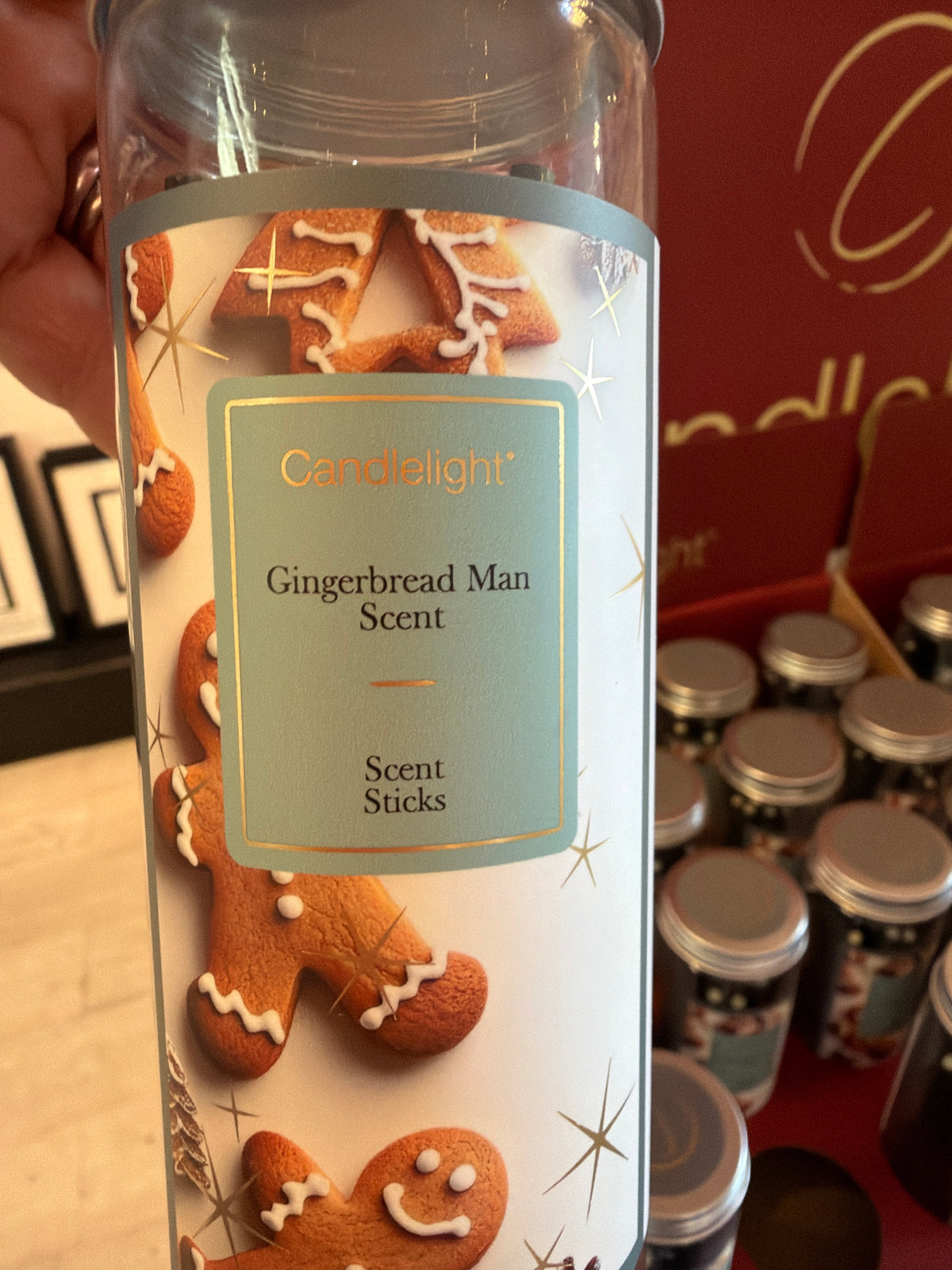 Gingerbread Man Christmas Scented Sticks (12)