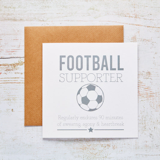 Football Supporter Card by Richard Lang