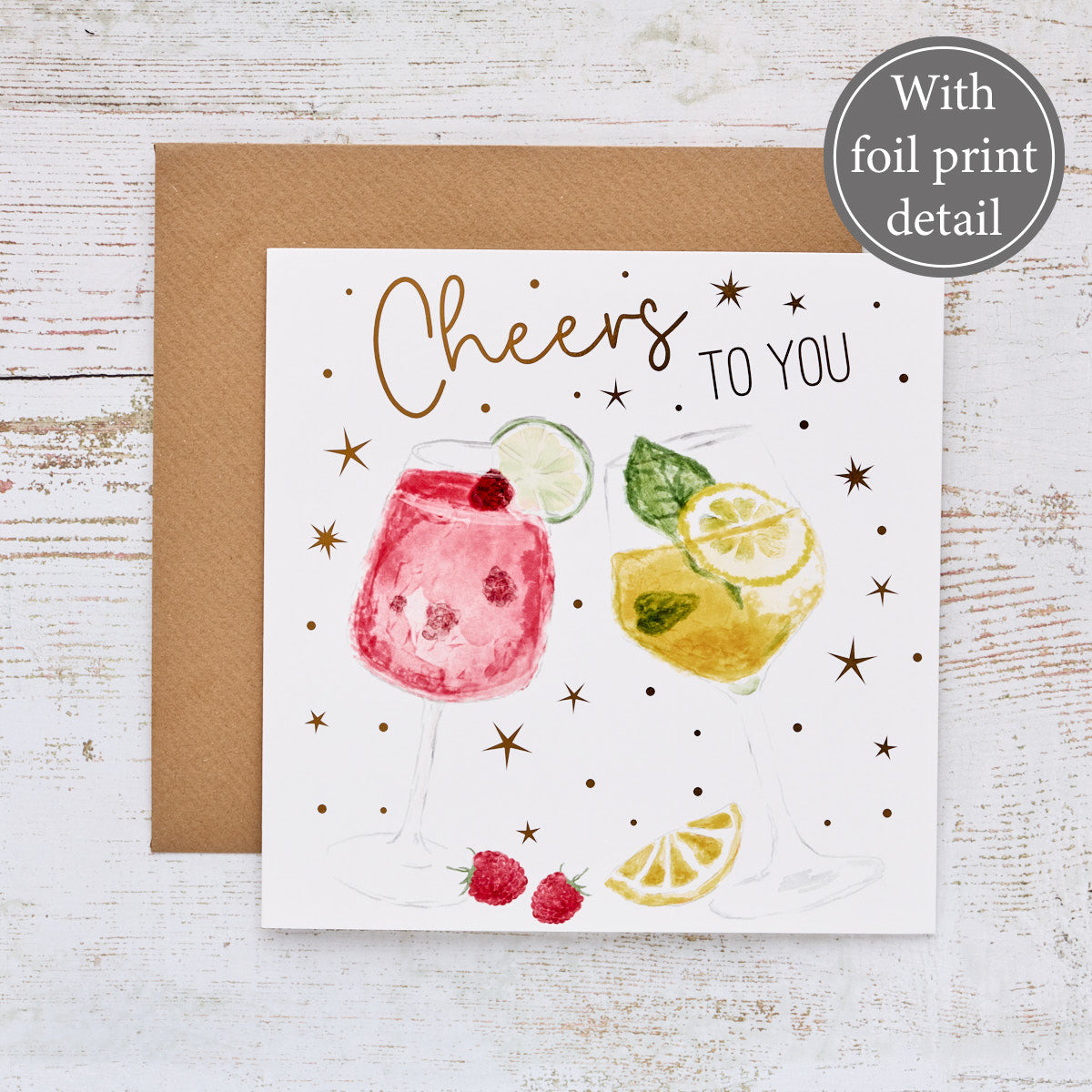 Friend Cheers to you Card by Richard Lang