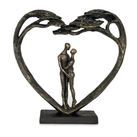 Standing Couple In Heart Tree