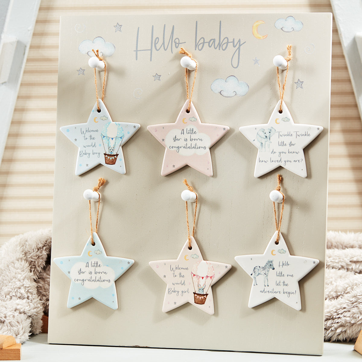 Baby Boy/Girl Star Hanger by Richard Lang