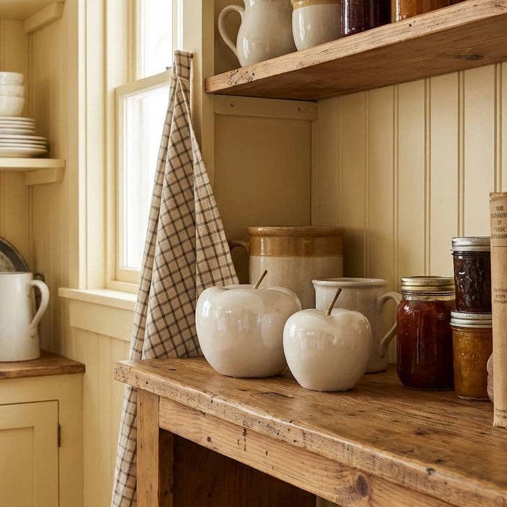 Pair of Porcelain Apples