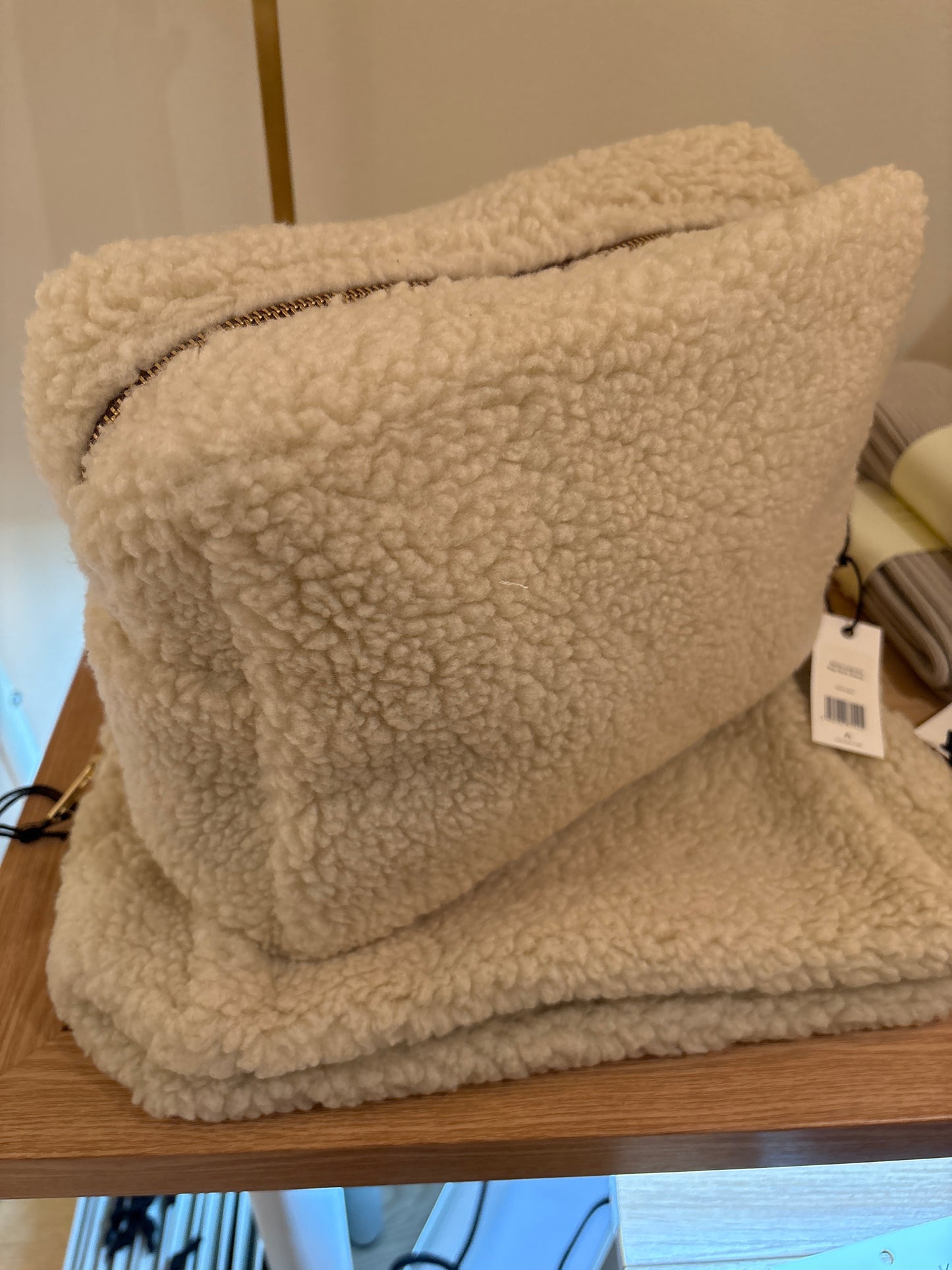 Bexley Large Box in Bone Sherpa by The Nook