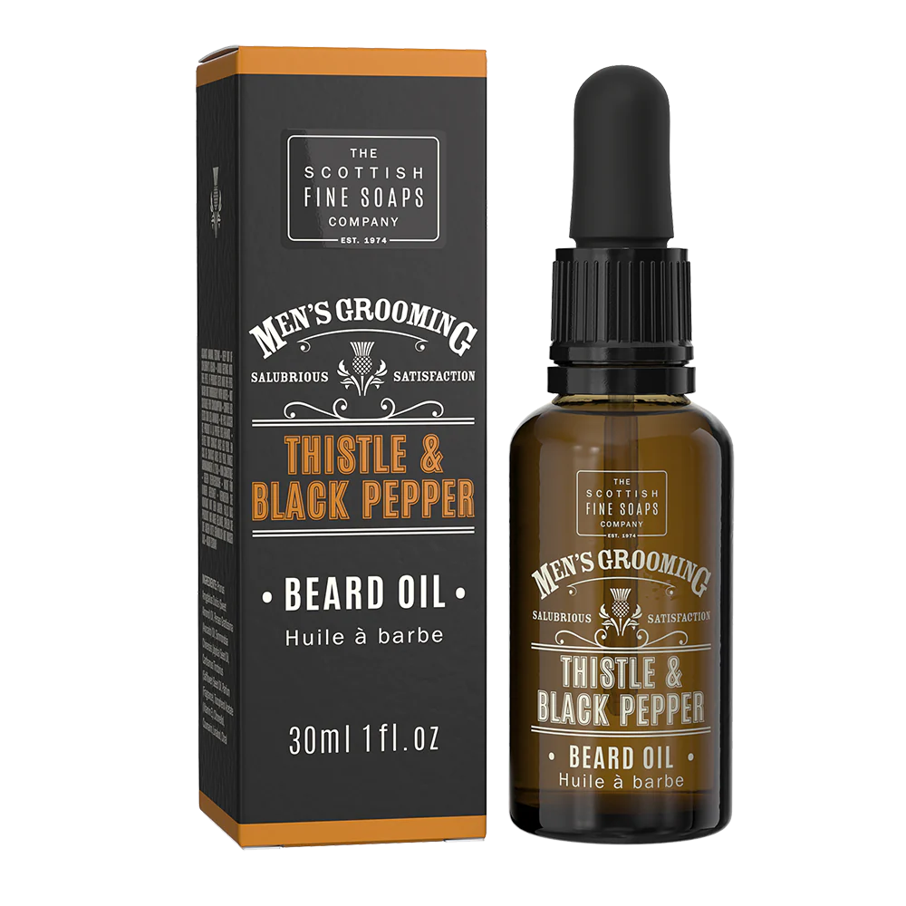 Thistle & Black Pepper Beard Oil by The Scottish Fine Soaps Company