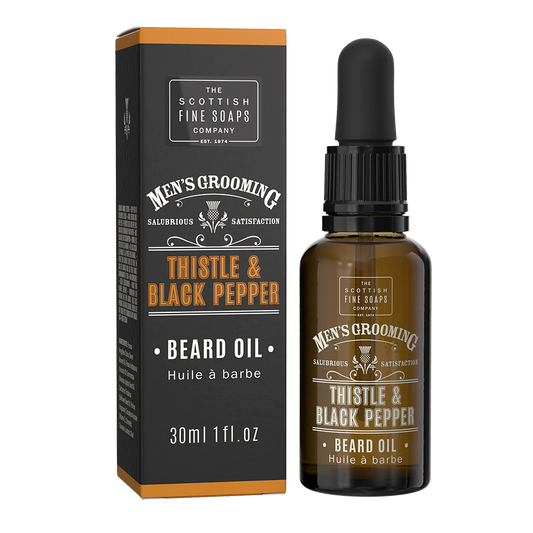 Thistle & Black Pepper Beard Oil by The Scottish Fine Soaps Company