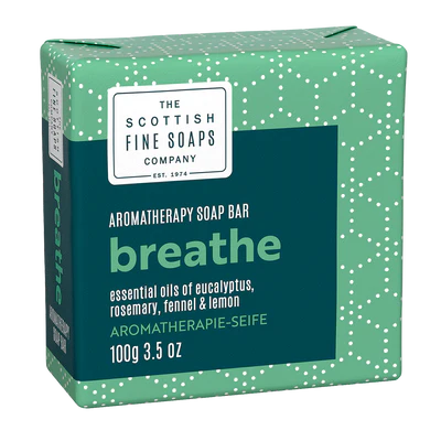 Aromatherapy Soap Bars - Breathe by The Scottish Fine Soaps Company
