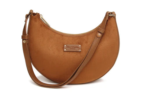 Suede Kensington Shoulder Cross Body Bag by The Nook