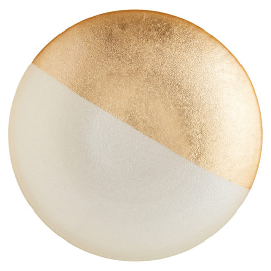 White & Gold Fusion Bowl