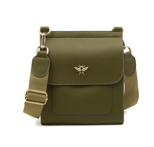 Olive Bloomsbury Cross Body Bag by The Nook
