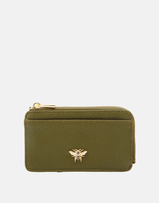 Olive Bath Coin/Card Purse by The Nook