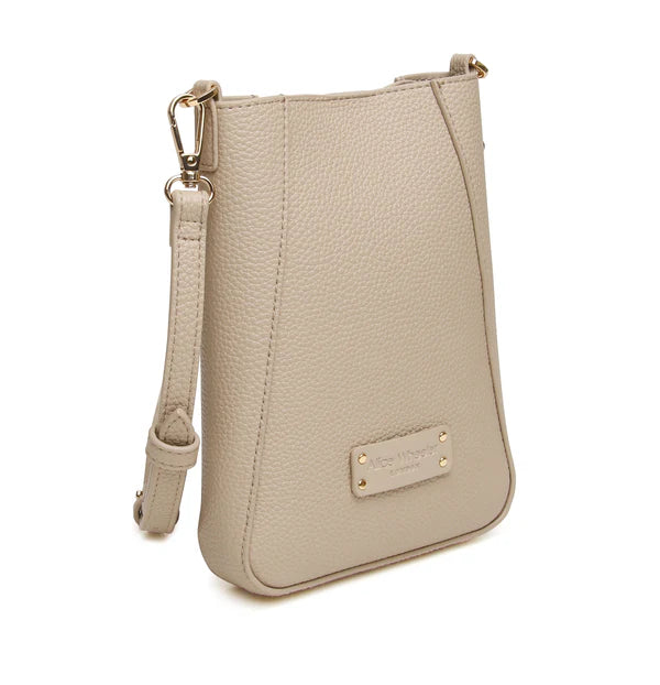Stone Kensington Phone Cross Body Bag by The Nook