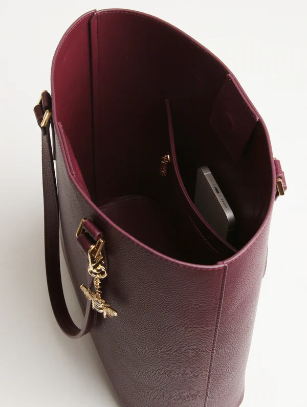 Berry Marlow Tote Bag by The Nook