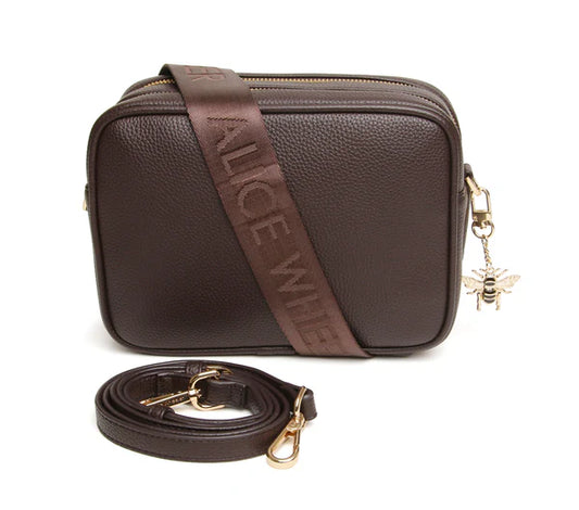 Chocolate Soho Cross Body Bag by The Nook