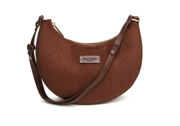 Suede Kensington Shoulder Cross Body Bag by The Nook