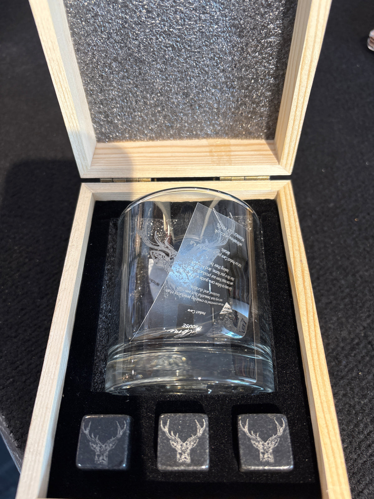 Whisky Stone & Glasses Set by Selbrae House