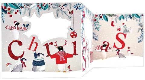 Fabulous Christmas Concertina Card by Cinnamon Aitch