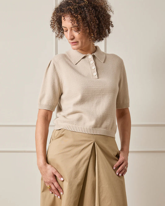 Ashley Top in Sand by The Nook