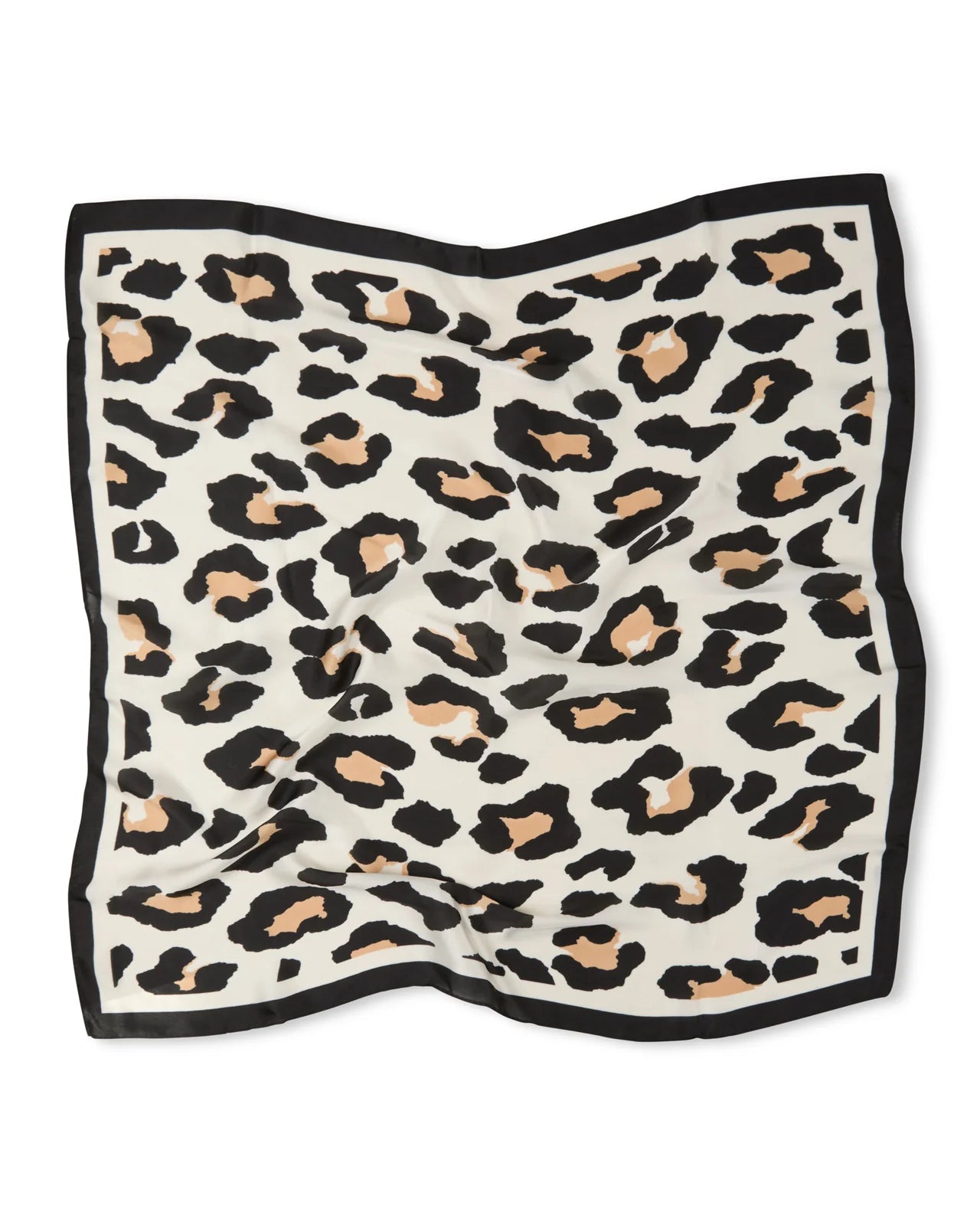 Luna Scarf in Large Leopard Print Cream by The Nook