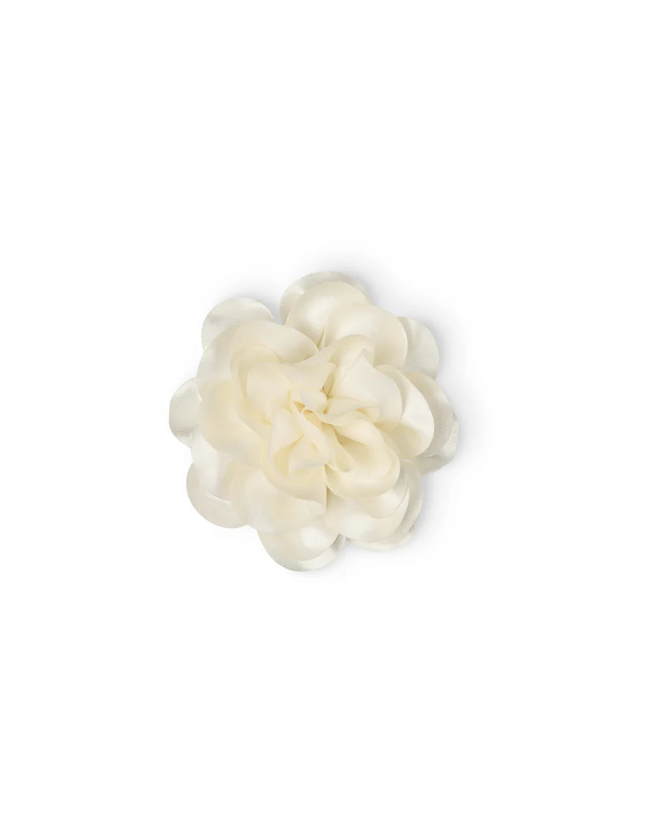 Hove Flower Brooch in Ivory by The Nook