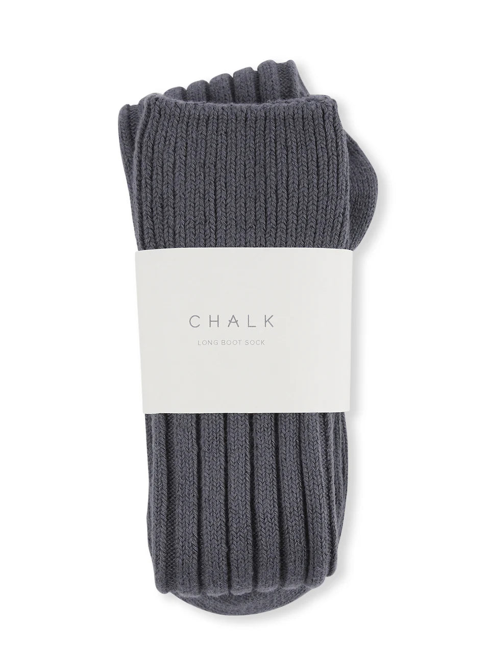 Long Boot Sock in Charcoal by The Nook