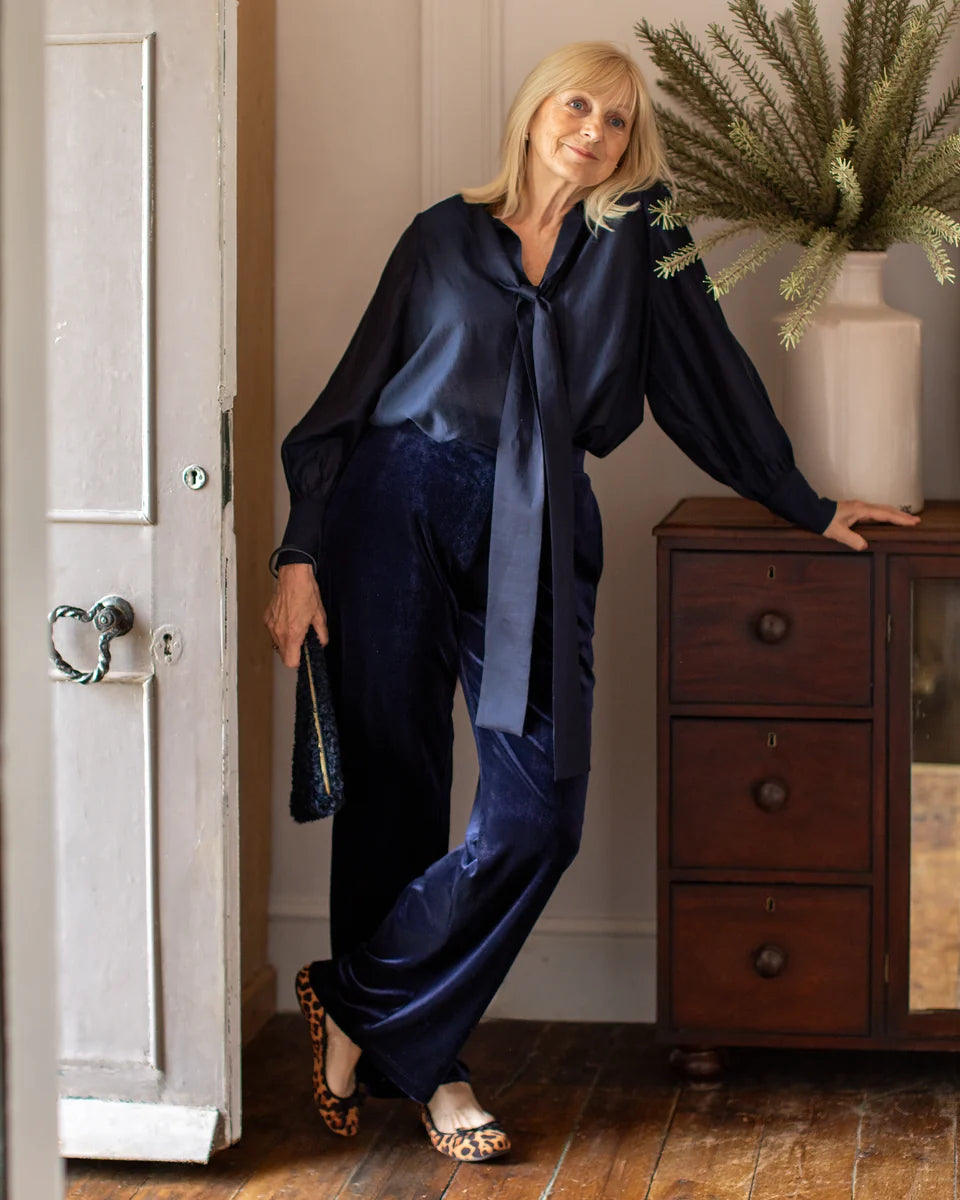 Frances Shirt in Navy by The Nook