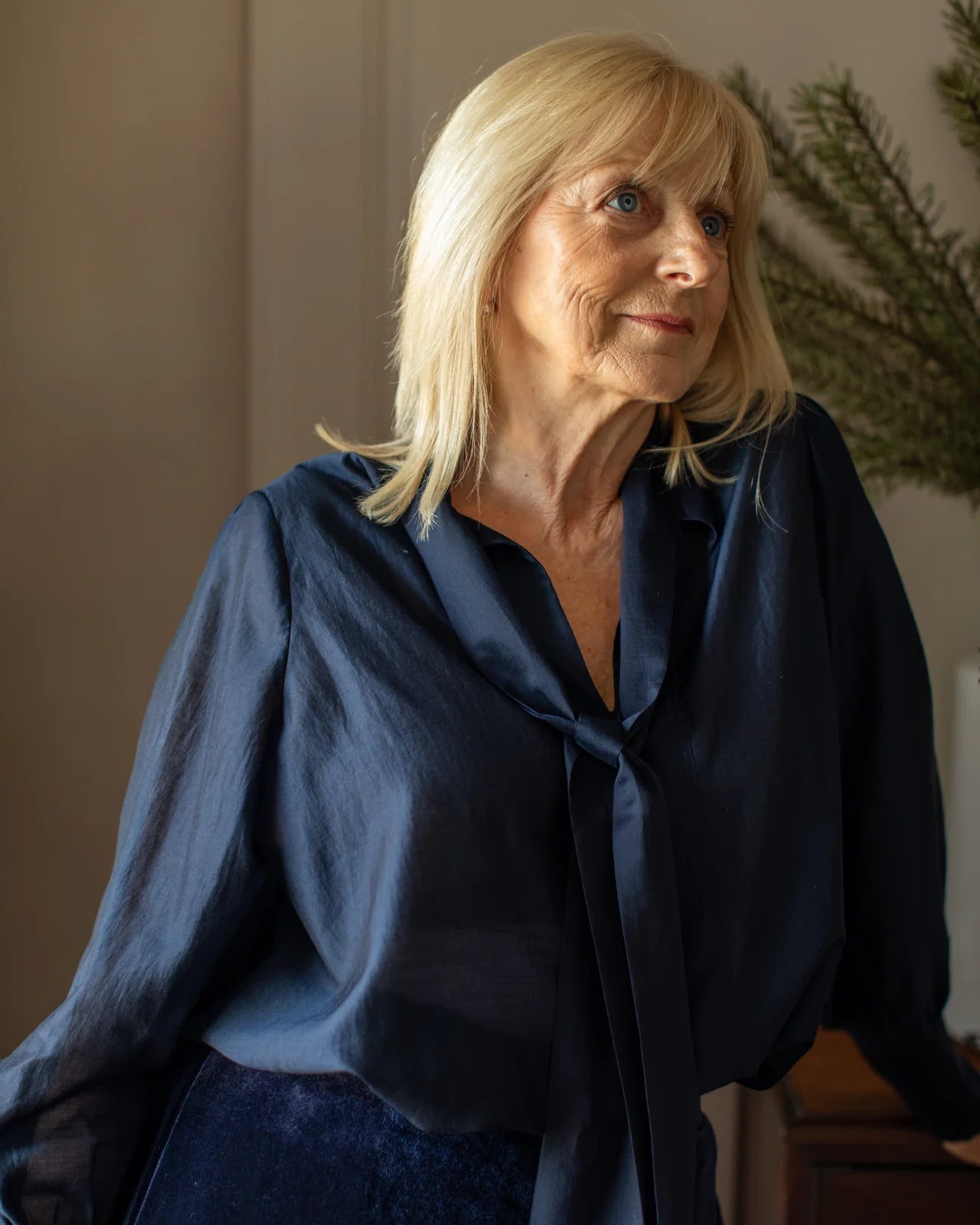 Frances Shirt in Navy by The Nook