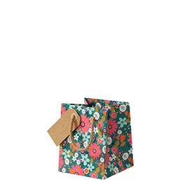 Orange Flowers Gift Bag - Small