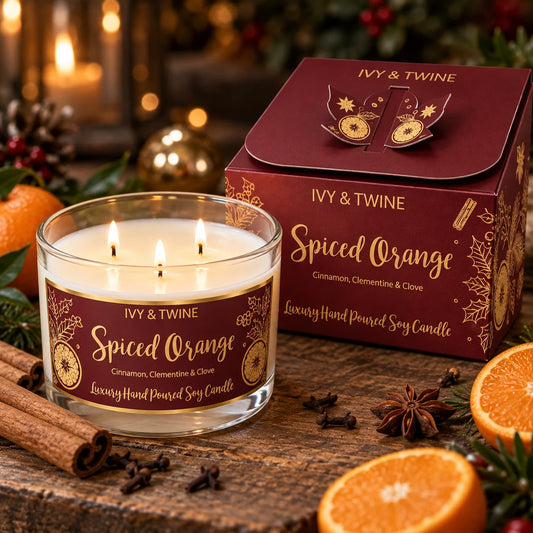 Spiced Orange Triple Wick Candle (50cl) Ivy & Twine