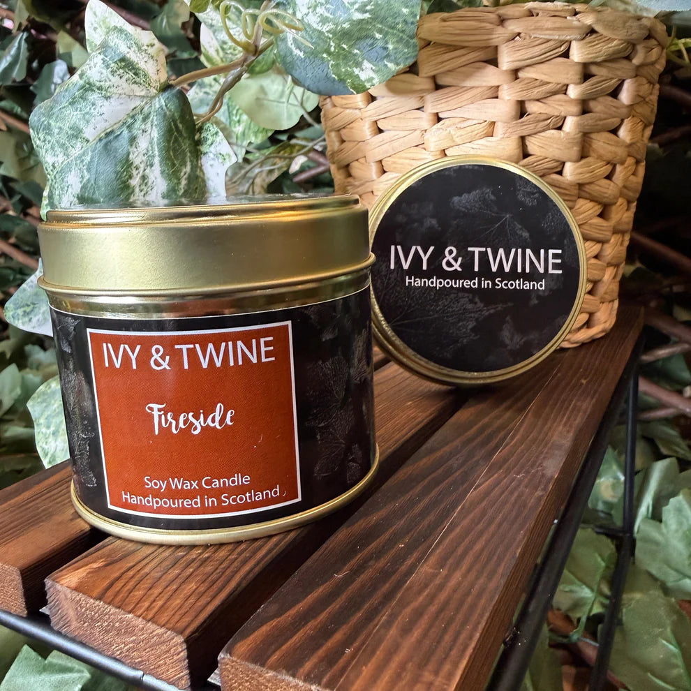 Fireside Wood Wick Candle from Ivy & Twine