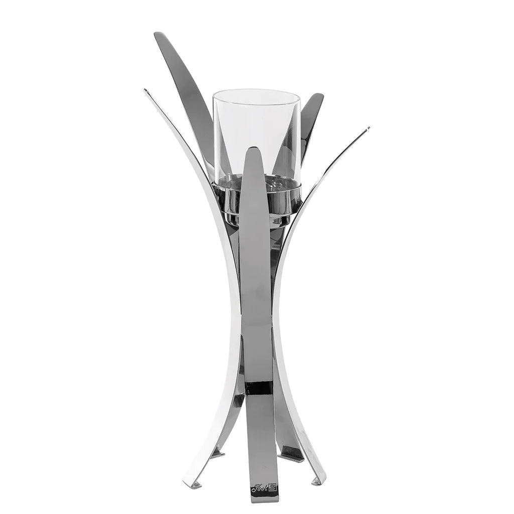 'Vivas' Large Candleholder by Zinc