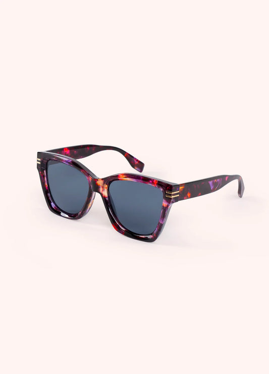 Isolde Ladies Sunglasses - Claret Tortoisehell by The Nook