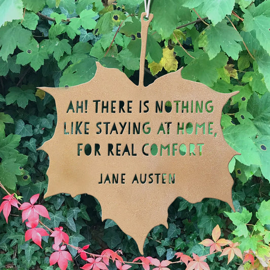 Metal Leaf Quote