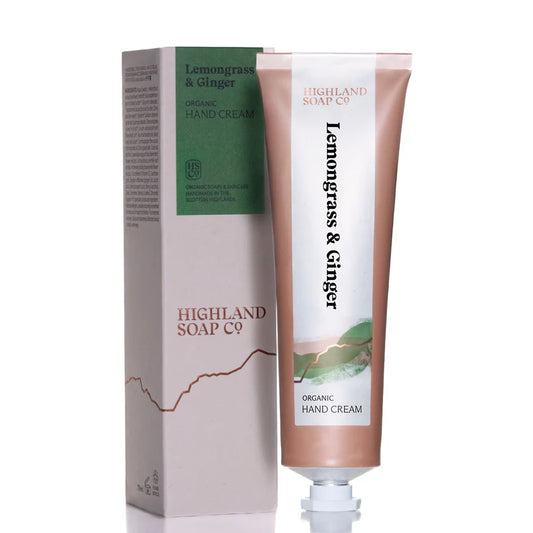 Lemongrass & Ginger Organic Hand Cream 70ml- Highland Soap Co. (Copy)