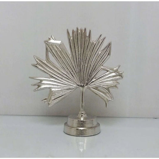 Silver Small Leaf Sculpture