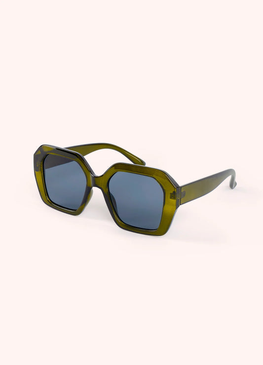 Nerrisa Forest Green Sunglasses by The Nook