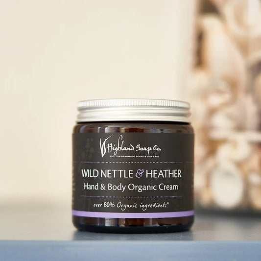 Wild Nettle & Heather Hand & Body Cream 120ml by The Highland Soap Co.