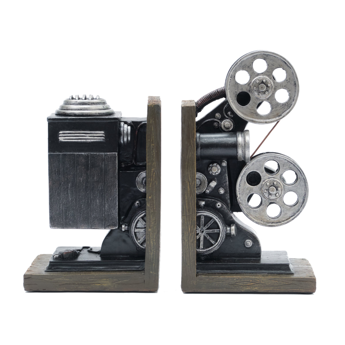 Projector Bookends by Bentley & Bo Interiors