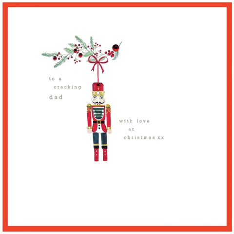 Cracking Dad Christmas Card by Cinnamon Aitch