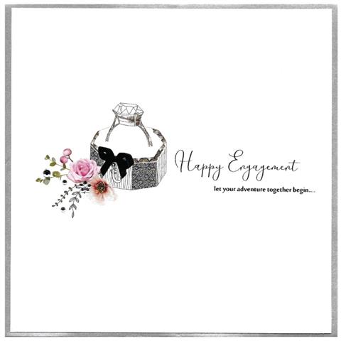 Happy Engagement Card by Cinnamon Aitch