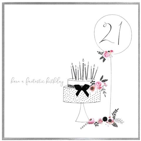 Fantastic 21st Card by Cinnamon Aitch