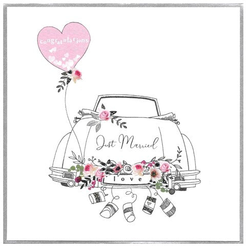 Just Married Card by Cinnamon Aitch
