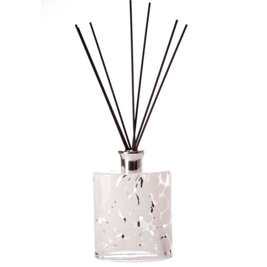 Reed Diffuser Large Ellipse Cylinder in White