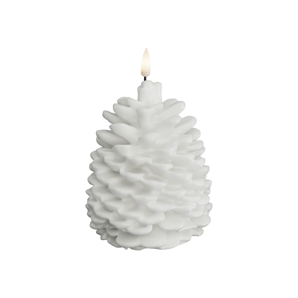 LED 13cm Spruce Cone Candle