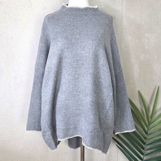 Roomy Grey Jumper with Blanket - Grey by The Nook