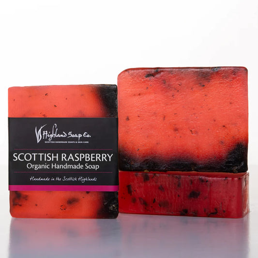 Wild Scottish Raspberry Soap 150g by The Highland Soap Co.