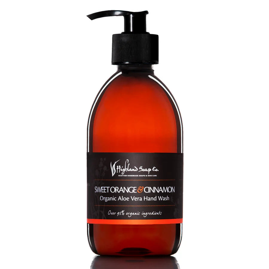 Sweet Orange & Cinnamon Hand Wash 300ml by The Highland Soap Co.